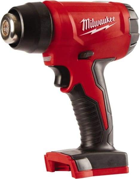 Milwaukee Tool - 0 to 875°F Heat Setting, 6 CFM Air Flow, Heat Gun - 18 Volts, 5 Amps, 360 Watts - All Tool & Supply