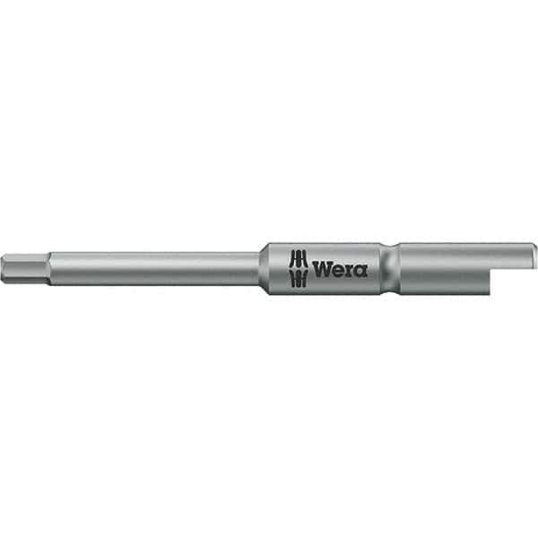 Wera - 2mm Hex Screwdriver Bit - 1/4" Drive, 44mm OAL - All Tool & Supply