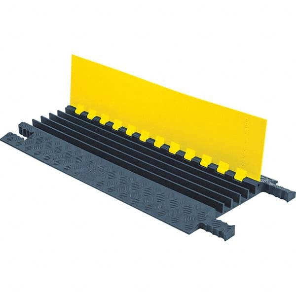 Checkers - On Floor Cable Covers Cover Material: Polyurethane Number of Channels: 5 - All Tool & Supply