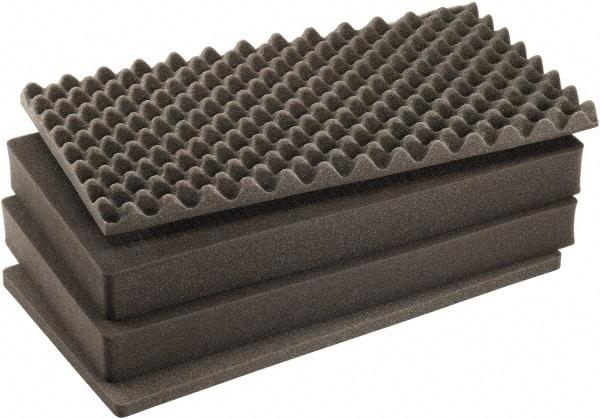 Pelican Products, Inc. - Tool Box Foam Foam Set - 17-3/8" Wide x 9-3/4" Deep x 29-1/2" High, Black, For Pelican Case 1605 - All Tool & Supply