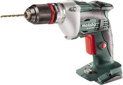 Metabo - 18 Volt 0.3529" Chuck Pistol Grip Handle Cordless Drill - 4000 RPM, Keyless Chuck, Reversible, Lithium-Ion Batteries Not Included - All Tool & Supply