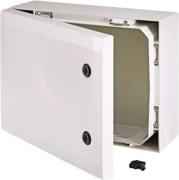 Fibox - Polycarbonate Standard Enclosure Hinge Cover - NEMA 4, 4X, 11.81" Wide x 27.56" High x 19.69" Deep, Impact Resistant - All Tool & Supply