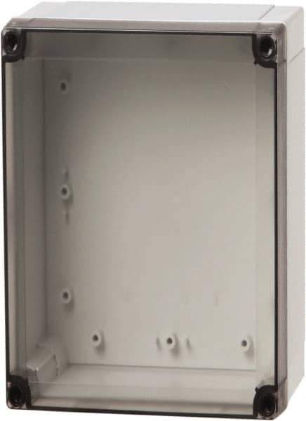Fibox - Polycarbonate Standard Enclosure Screw Cover - NEMA 1, 4, 4X, 6, 12, 13, 1.97" Wide x 3.15" High x 5.12" Deep, Impact Resistant - All Tool & Supply