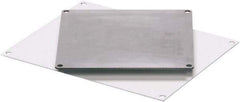 Fibox - 8" OAW x 8" OAH White Painted Electrical Enclosure Back Panel - 8" x 8" Box, Steel, Use with ARCA 884 - All Tool & Supply