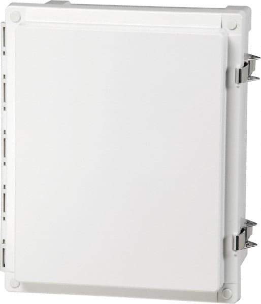 Fibox - Polycarbonate Standard Enclosure Hinge Cover - NEMA 4, 4X, 6, 6P, 12, 13, 24" Wide x 24" High x 10" Deep, Impact, Moisture & Corrosion Resistant, Dirt-tight & Dust-tight - All Tool & Supply