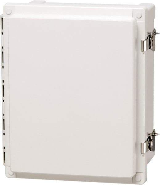 Fibox - Polycarbonate Standard Enclosure Hinge Cover - NEMA 4, 4X, 6, 6P, 12, 13, 14" Wide x 16" High x 8" Deep, Impact, Moisture & Corrosion Resistant, Dirt-tight & Dust-tight - All Tool & Supply