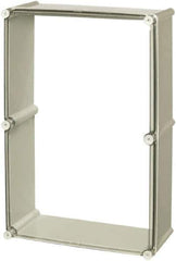 Fibox - 4X NEMA Rated, Electrical Enclosure Polycarbonate Extension Frame for Enclosures - For Use with SOLID - All Tool & Supply