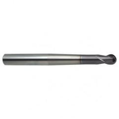 10mm Dia. - 120mm OAL 2 FL 30 Helix Firex Carbide Ball Nose End Mill - All Tool & Supply