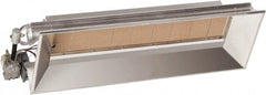 Heatstar - 30-1/4" Long x 19-1/4" Wide x 12" High, 24 AC Volt, Infrared Suspended Heater - All Tool & Supply