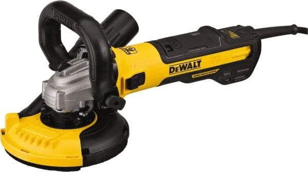 DeWALT - 5" Wheel Diam, 9,000 RPM, Corded Angle & Disc Grinder - 5/8-11 Spindle, 120 Volts, 13 Amps - All Tool & Supply