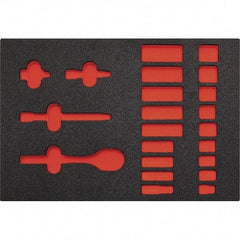 Proto - Tool Box Case & Cabinet Inserts Type: Foam Insert For Use With: J52134 - All Tool & Supply