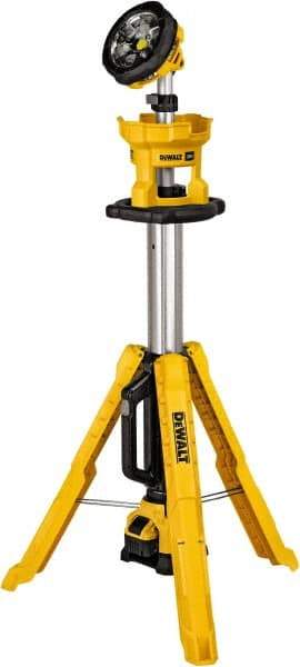 DeWALT - 20 Volts, 3000 Lumens, Cordless Work Light - Yellow, 11 hr Run Time - All Tool & Supply