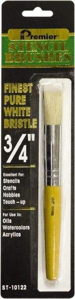 Premier Paint Roller - Stencil Brushes & Rollers Type: Stencil Brush Diameter (Inch): 3/4 - All Tool & Supply