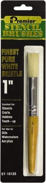 Premier Paint Roller - Stencil Brushes & Rollers Type: Stencil Brush Diameter (Inch): 1 - All Tool & Supply