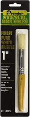 Premier Paint Roller - Stencil Brushes & Rollers Type: Stencil Brush Diameter (Inch): 1 - All Tool & Supply