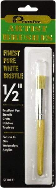 Premier Paint Roller - Stencil Brushes & Rollers Type: Stencil Brush Diameter (Inch): 1/2 - All Tool & Supply