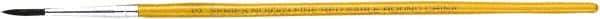 Premier Paint Roller - #5 Sable Artist's Paint Brush - 1/8" Wide, 1/2" Bristle Length, 5" Wood Handle - All Tool & Supply