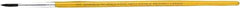 Premier Paint Roller - #3 Sable Artist's Paint Brush - 1/8" Wide, 1/2" Bristle Length, 5" Wood Handle - All Tool & Supply