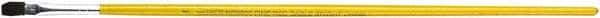 Premier Paint Roller - #4 Sable Artist's Paint Brush - 1/4" Wide, 21/32" Bristle Length, 8-1/4" Wood Handle - All Tool & Supply