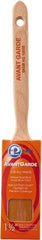 Premier Paint Roller - 1-1/2" Oval Polyester Sash Brush - 2-1/2" Bristle Length, 7" Wood Sash Handle - All Tool & Supply