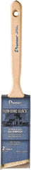 Premier Paint Roller - 3" Angled Polyester Angular Brush - 3" Bristle Length, 7" Wood Sash Handle - All Tool & Supply