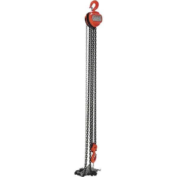 Vestil - 6,000 Lb Lifting Capacity, 15' Lift Height, Hand Hoist - Made from Chain - All Tool & Supply