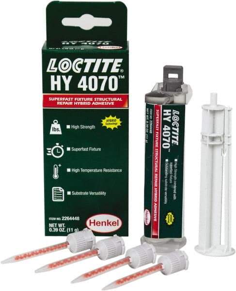 Loctite - 11 g Dual Cartridge Two Part Adhesive - 5 min Working Time - All Tool & Supply