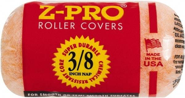 Premier Paint Roller - 3/8" Nap, 4" Wide Paint Roller Cover - Semi-Smooth Texture, Polyester - All Tool & Supply