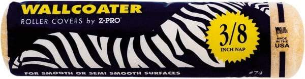 Premier Paint Roller - 3/8" Nap, 9" Wide Paint Roller Cover - Semi-Smooth Texture, Polyester - All Tool & Supply