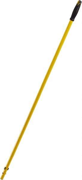 Rubbermaid - 57" Standard Metal Quick Connect Mop Handle - 1-1/2" Handle Diam, Plastic Connector, Use with All-In-One Floor Cleaning Tools - All Tool & Supply