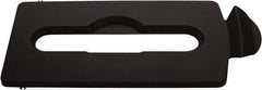 Rubbermaid - Rectangle Lid for Use with 23 Gal Rectangular Recycle Containers - Black, Polypropylene, For Slim Jim Trash Cans - All Tool & Supply