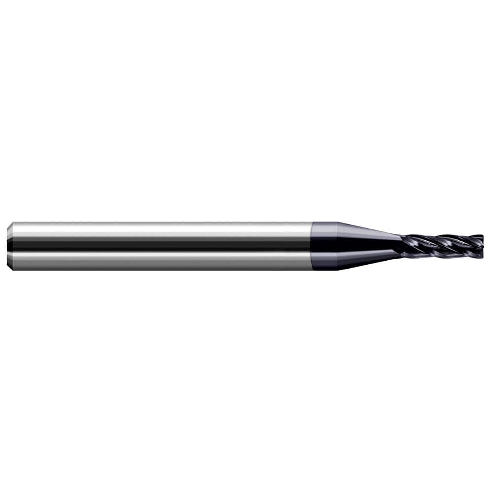 Harvey Tool - Corner Radius & Corner Chamfer End Mills; Mill Diameter (Inch): 3/32 ; Mill Diameter (Decimal Inch): 0.0930 ; End Type: Corner Radius ; Corner Radius (mm): 0.50 ; Corner Radius (Decimal Inch): 0.0200 ; Number of Flutes: 3 - Exact Industrial Supply