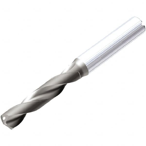 Kennametal - 9.5mm 138° Spiral Flute Solid Carbide Screw Machine Drill Bit - All Tool & Supply