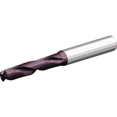 Kennametal - 13mm 140° Spiral Flute Solid Carbide Taper Length Drill Bit - All Tool & Supply