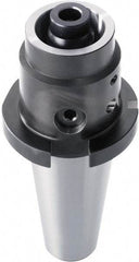 HAIMER - HSK40 & HSK50 Taper, On-Center/Rotating, Spindle Adapter - 80mm Projection, Use with ISO50 Spindle - All Tool & Supply