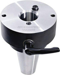 HAIMER - HSK, SK, BT, CAT, BBT, Capto, KM Taper, On-Center/Rotating, Spindle Adapter - 20mm Projection, Use with ISO50 Spindle - All Tool & Supply