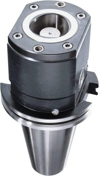 HAIMER - CAPTO C8 Taper, On-Center/Rotating, Spindle Adapter - 50mm Projection, Use with ISO50 Spindle - All Tool & Supply