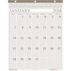 House of Doolittle - 12 Sheet, 20 x 26", Wall Calendar - Beige - All Tool & Supply