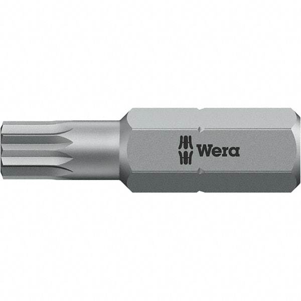 Wera - #8 Multi-Point Socket Insert Screwdriver Bit - 1" OAL - All Tool & Supply