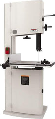 Jet - 14-1/8" Throat Capacity, Step Pulley Vertical Bandsaw - 3,100 SFPM, 1.75 hp, Single Phase - All Tool & Supply