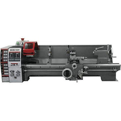 Jet - 8-3/4" Swing, 27-1/2" Between Centers, 115 Volt, Single Phase Bench Lathe - 3MT Taper, 3/4 hp, 130 to 2,000 RPM, 3/4" Bore Diam, 20" Deep x 30" High x 55" Long - All Tool & Supply