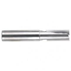 1/4" Dia. - 2-1/2" OAL - 2 FL Straight FL Bright Carbide End Mill - All Tool & Supply