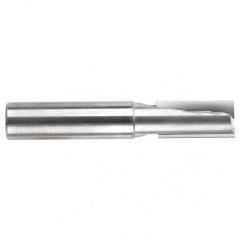 1/4" Dia. - 2-1/2" OAL - 2 FL Straight FL Bright Carbide End Mill - All Tool & Supply