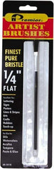 Premier Paint Roller - 1/4" Bristle Artist's Paint Brush - 1/4" Wide, 7/8" Bristle Length, 5" Wood Handle - All Tool & Supply