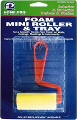 Premier Paint Roller - Mini Paint Roller Set - 5" Wide, Plastic Frame, Includes Paint Tray, Roller Cover & Frame - All Tool & Supply