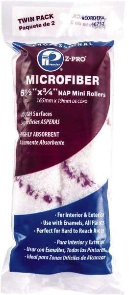 Premier Paint Roller - 3/4" Nap, 6" Wide Paint Mini Roller Covers - Rough Texture, Microfiber - All Tool & Supply