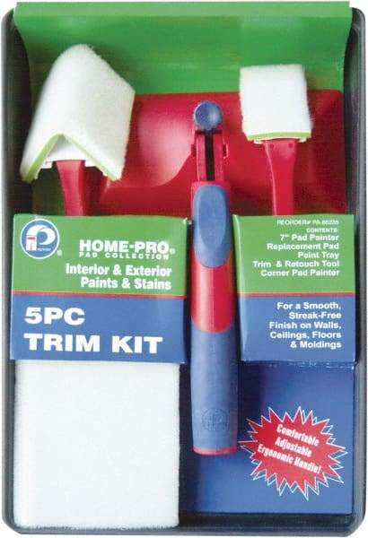 Premier Paint Roller - Trim Paint Roller Kit - Plastic Frame, Includes Paint Tray & Roller Frame - All Tool & Supply