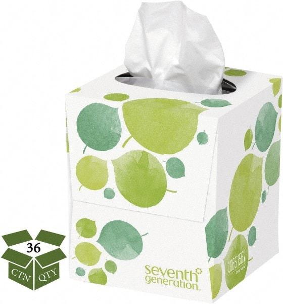 Seventh Generation - Tall Box of White Facial Tissues - 2 Ply, Recycled Fibers - All Tool & Supply