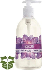 Seventh Generation - 12 oz Pump Bottle Liquid Soap - Clear, Lavender Flower & Mint Scent - All Tool & Supply