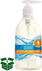 Seventh Generation - 12 oz Pump Bottle Liquid Soap - Clear, Fresh Lemon & Tea Tree Scent - All Tool & Supply